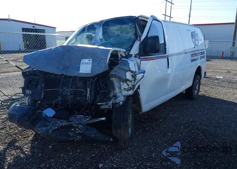 2011 Chevrolet Express 2500 Work Van from USA, damaged, VIN 1GCWGFFA4B1131339